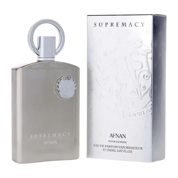 Afnan Supremacy Silver Eau de Parfum EDP Spray for Men 5oz 150ml - UPC: 6290171072751