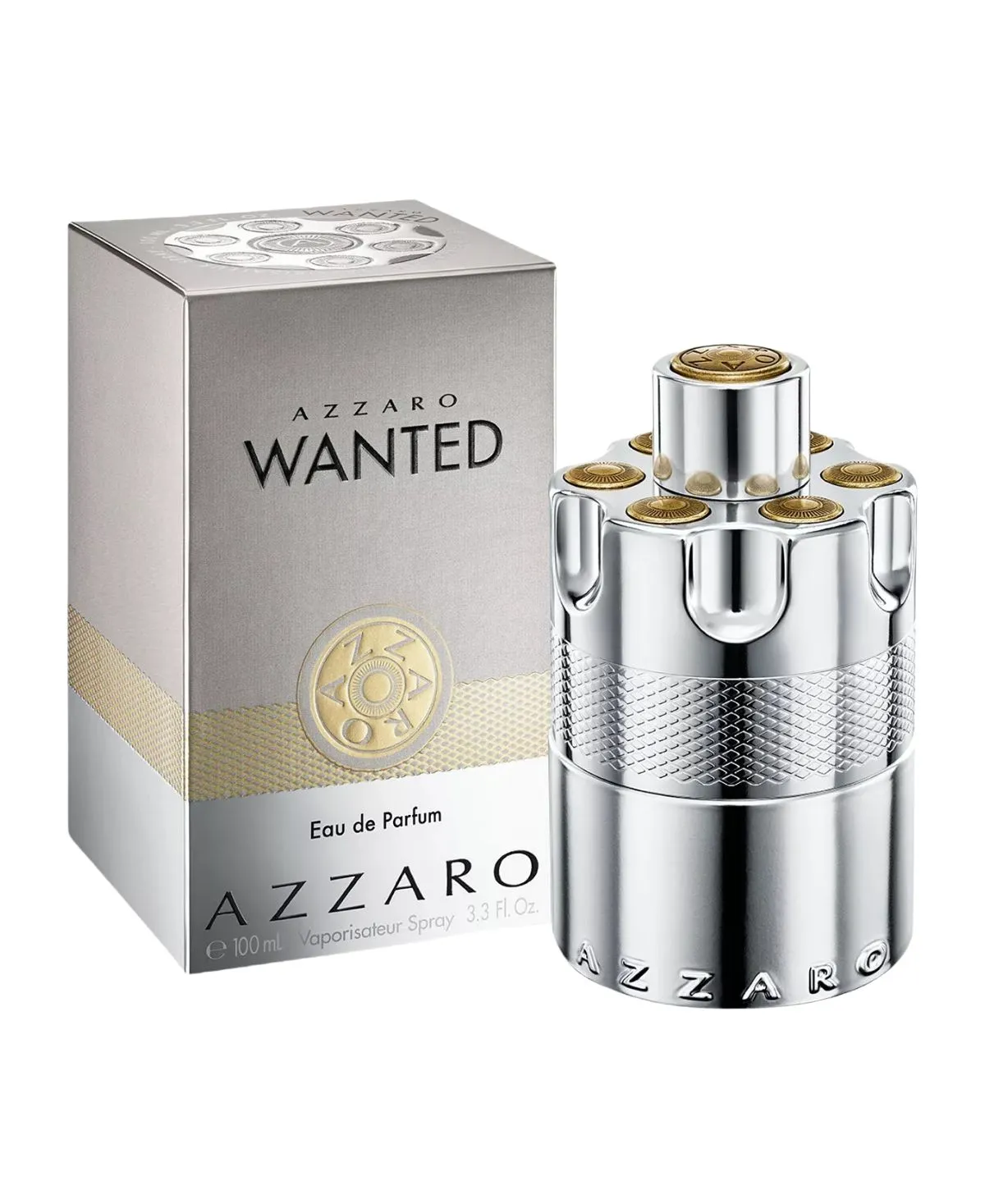 Azzaro Wanted Eau de Parfum EDP Spray for Men 3.4oz 100ml - UPC: 3614273903172