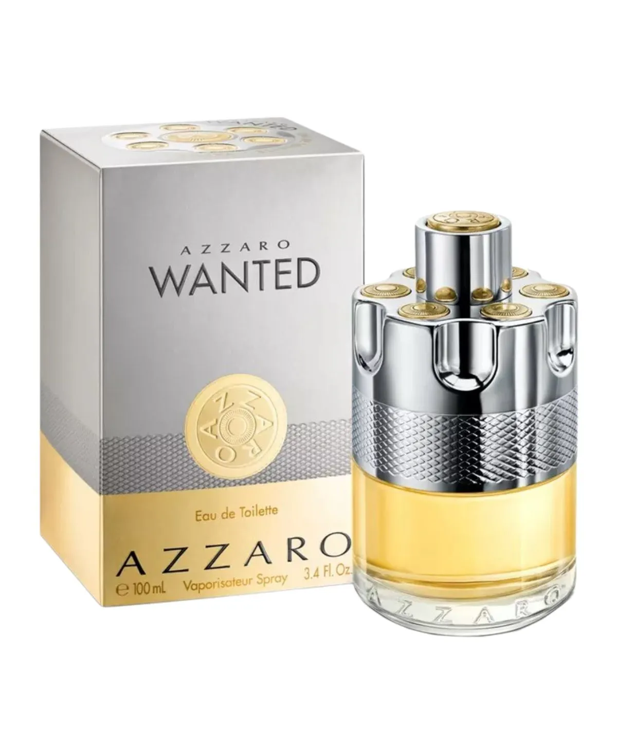 Azzaro Wanted Eau de Toilette EDT Spray for Men 3.4oz 100ml - UPC: 3351500016617