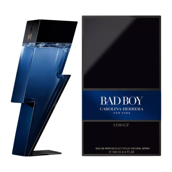 Carolina Herrera Bad Boy Cobalt Electrique Eau de Parfum EDP Spray for Men 3.4oz 100ml - UPC: 8411061027837