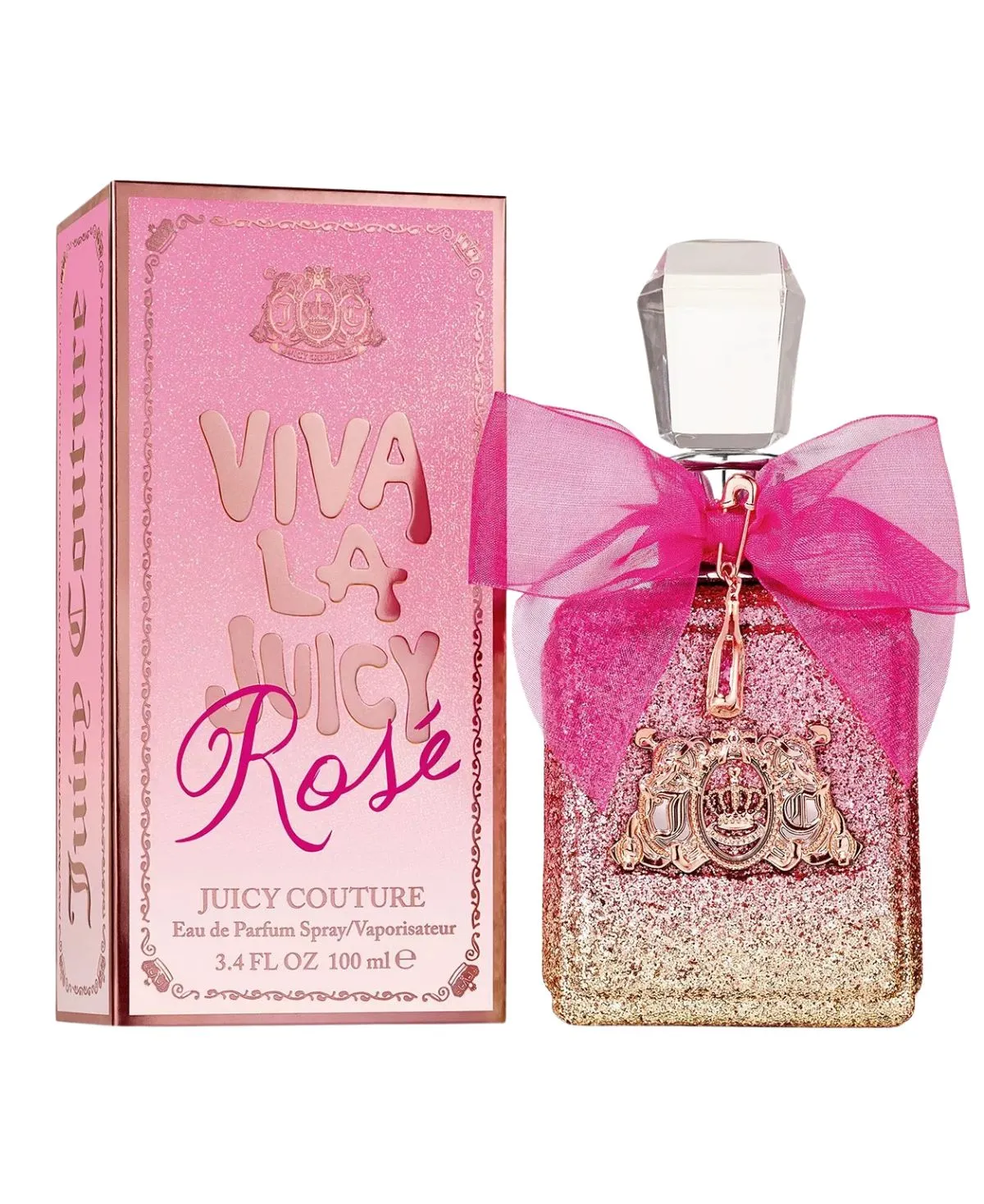 Juicy Couture Viva La Juicy Rose Eau de Parfum EDP Spray for Women 3.4oz 100ml - UPC: 719346628365