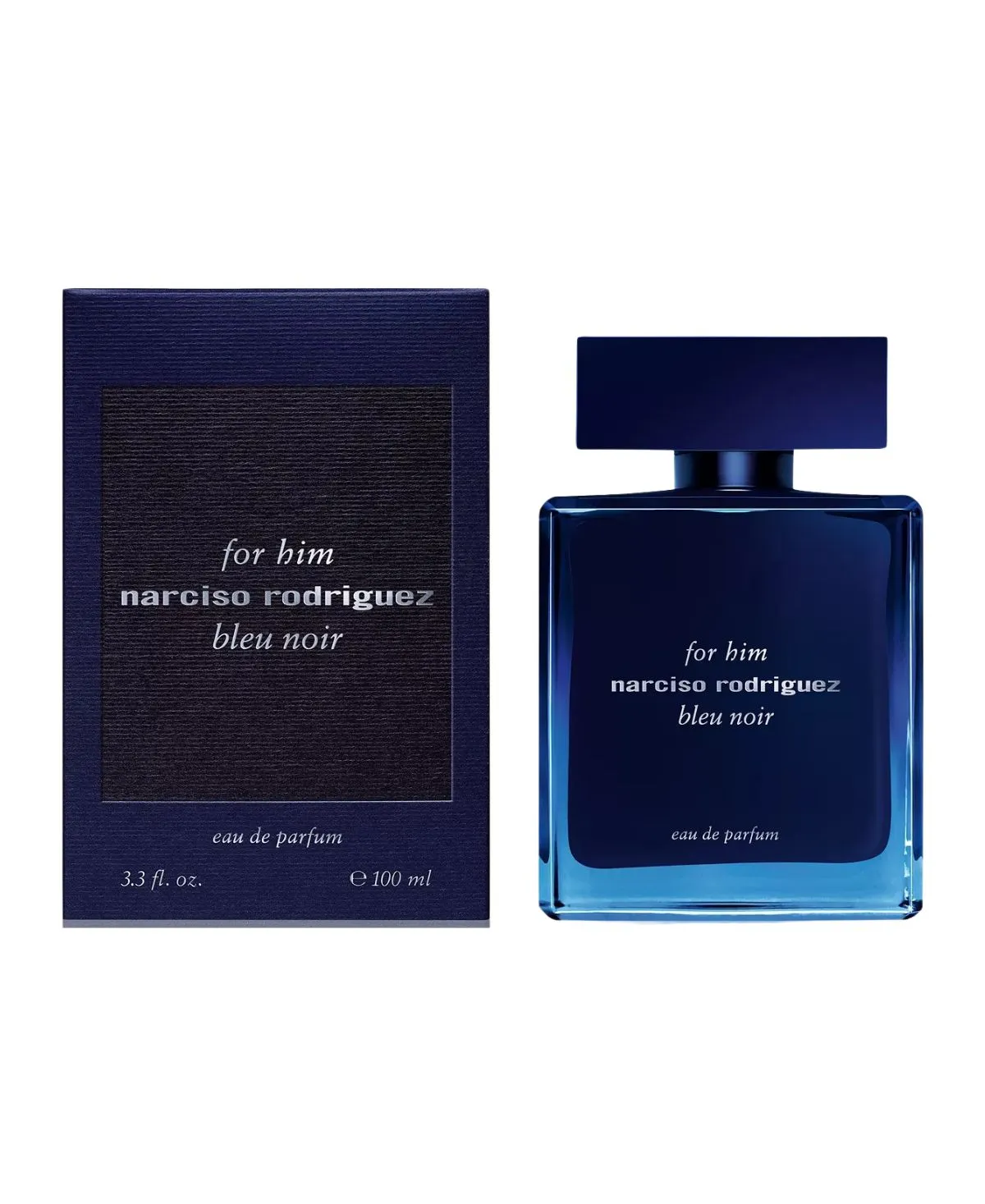 Narciso Rodriguez For Him Bleu Noir Eau de Parfum EDP Spray for Men 3.4oz 100ml - UPC: 3423478807655