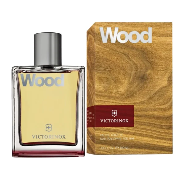 Victorinox Wood Eau de Toilette EDT Spray for Men 3.4oz 100ml - UPC: 7611160211767