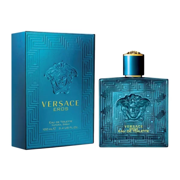 Versace Eros Eau de Toilette EDT Spray for Men 3.4oz 100ml - UPC: 8011003809219