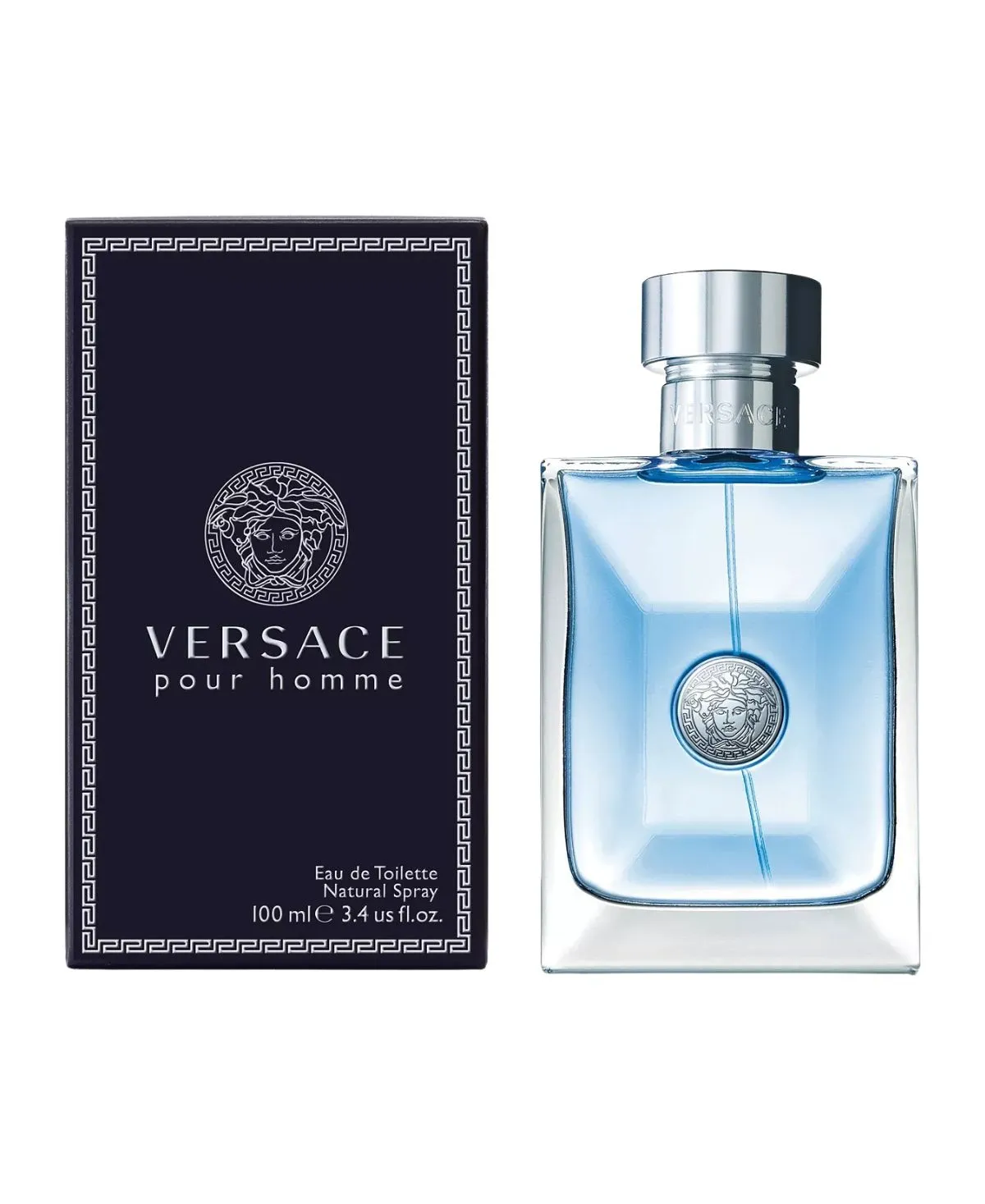 Versace Pour Homme Eau de Toilette EDT Spray for Men 3.4oz 100ml - UPC: 8011003995967