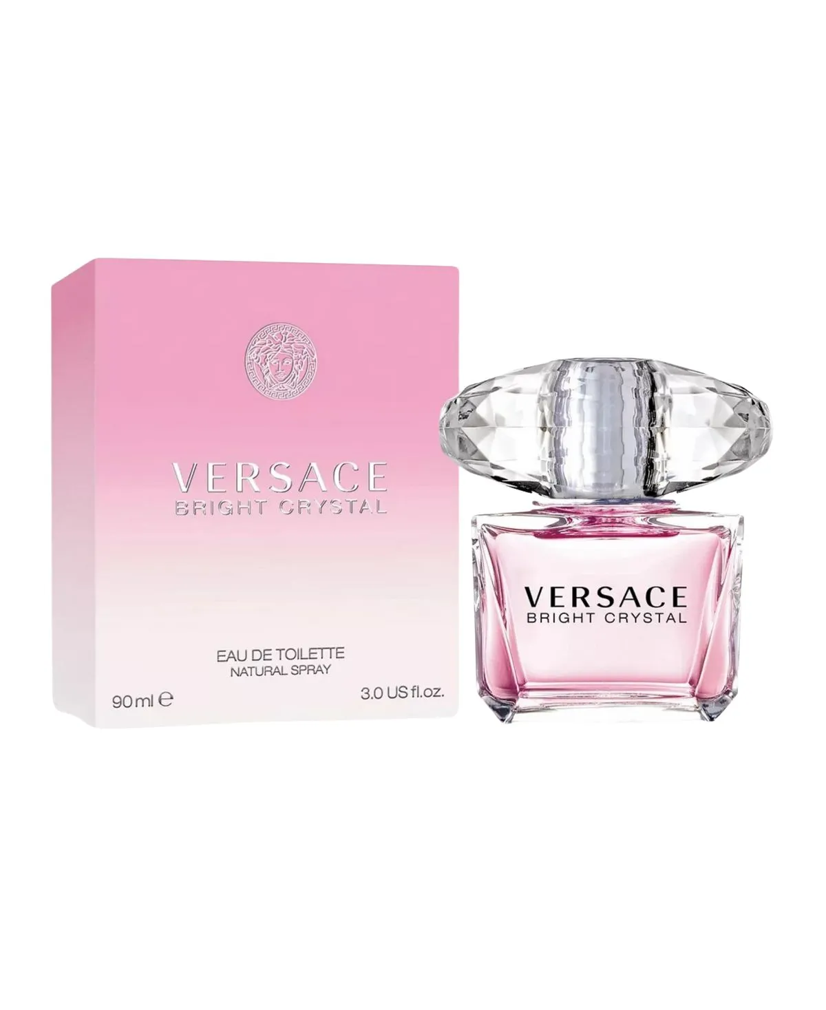 Versace Bright Crystal Eau de Toilette EDT Spray for Women 3oz 90ml - UPC: 8011003993826