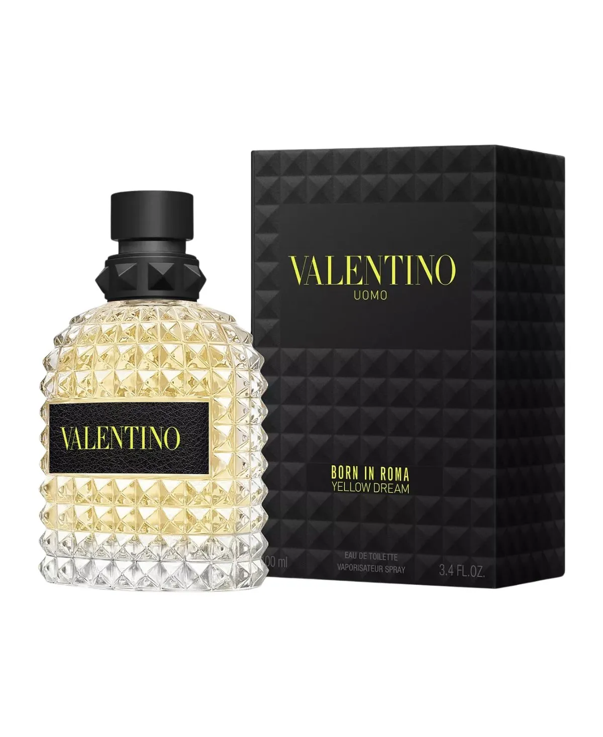 Valentino Uomo Born In Roma Yellow Dream Eau de Toilette EDT Spray for Men 3.4oz 100ml - UPC: 3614273261425