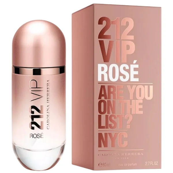 Carolina Herrera 212 VIP Rose Eau de Parfum EDP Spray for Women 2.8oz 80ml - UPC: 8411061777176