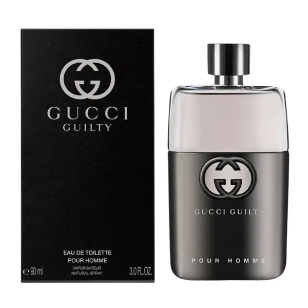 Gucci Guilty Pour Homme Eau de Toilette EDT Spray for Men 3oz 90ml - UPC: 737052339047