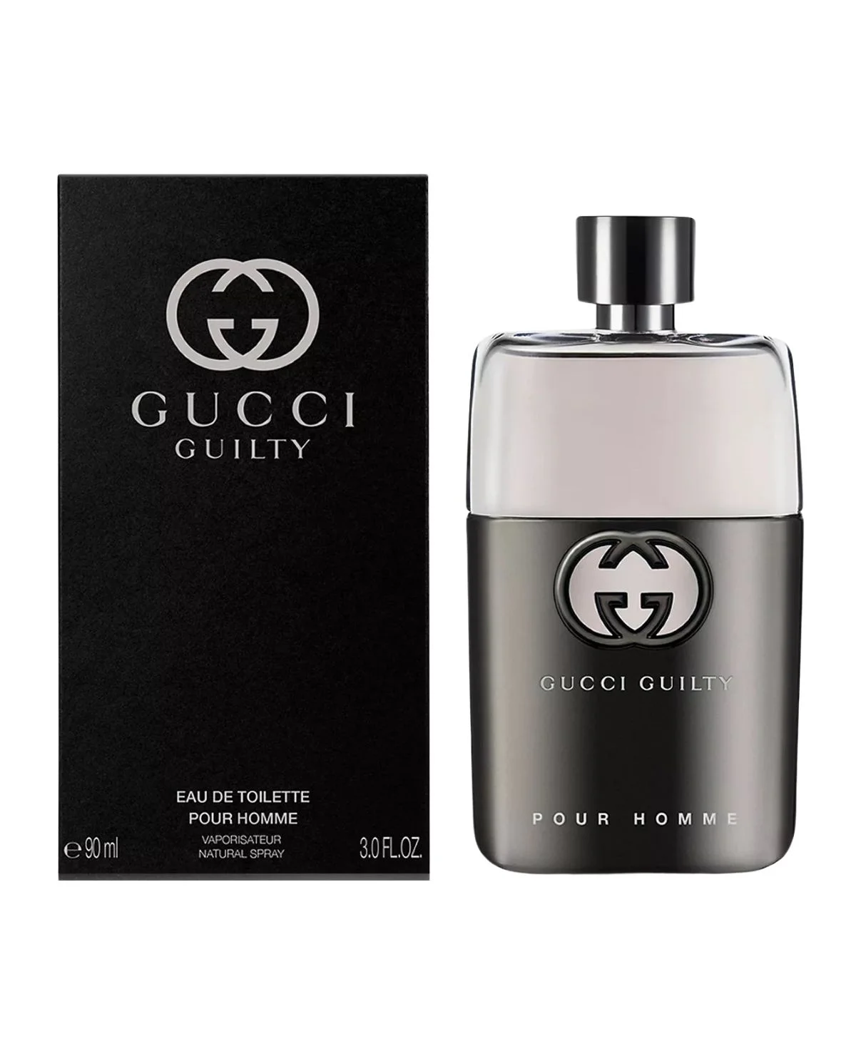 Gucci Guilty Pour Homme Eau de Toilette EDT Spray for Men 3oz 90ml - UPC: 737052339047