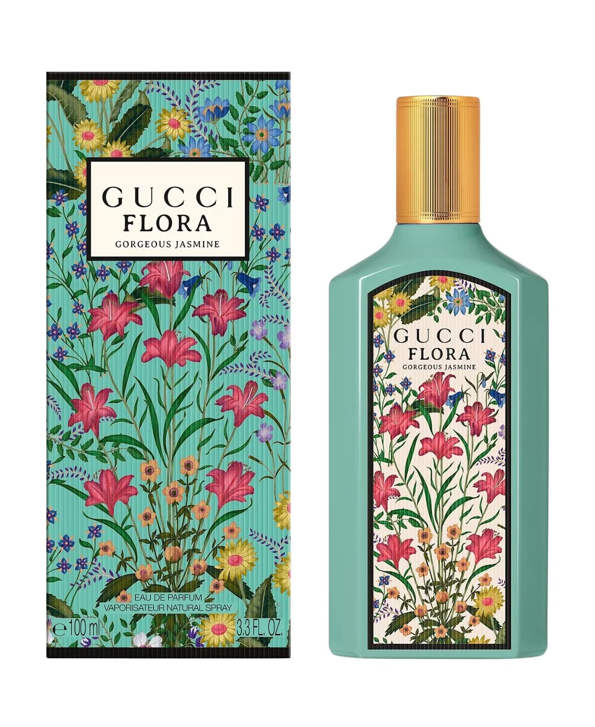 Gucci Flora Gorgeous Jasmine Eau de Parfum EDP Spray for Women 3.4oz 100ml - UPC: 3616303048181