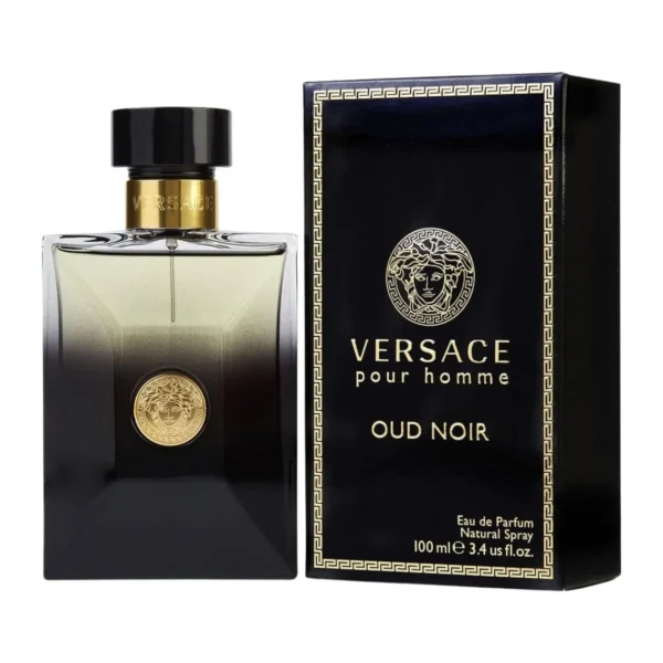 Versace Pour Homme Oud Noir Eau de Parfum EDP Spray for Men 3.4oz 100ml - UPC: 8011003811274