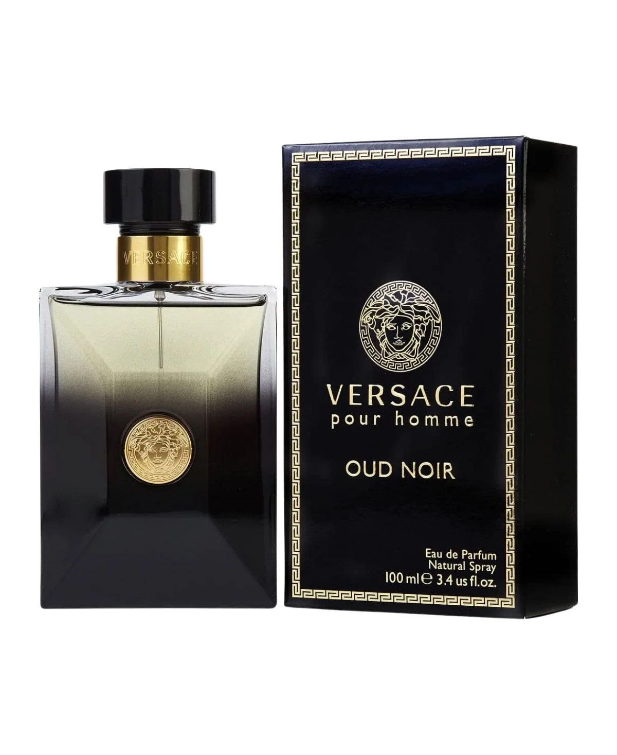 Versace Pour Homme Oud Noir Eau de Parfum EDP Spray for Men 3.4oz 100ml - UPC: 8011003811274