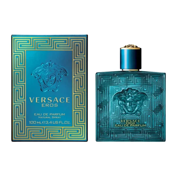 Versace Eros Eau de Parfum EDP Spray for Men 3.4oz 100ml - UPC: 8011003861224