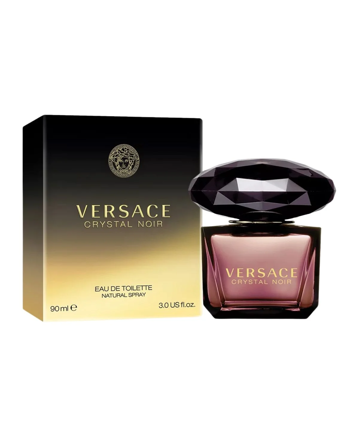 Versace Crystal Noir Eau de Toilette EDT Spray for Women 3oz 90ml - UPC: 8018365071469