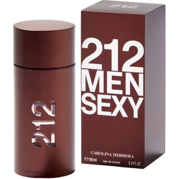 Carolina Herrera 212 Men Sexy Eau de Toilette EDT Spray for Men 3.4oz 100ml - UPC: 8411061865583