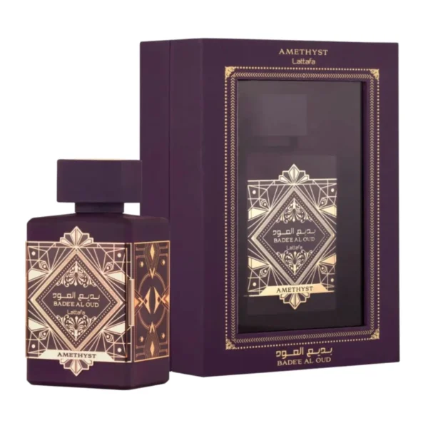 Lattafa Bade'e Al Oud Amethyst Eau de Parfum EDP Spray for Unisex 3.4oz 100ml - UPC: 6291108733875