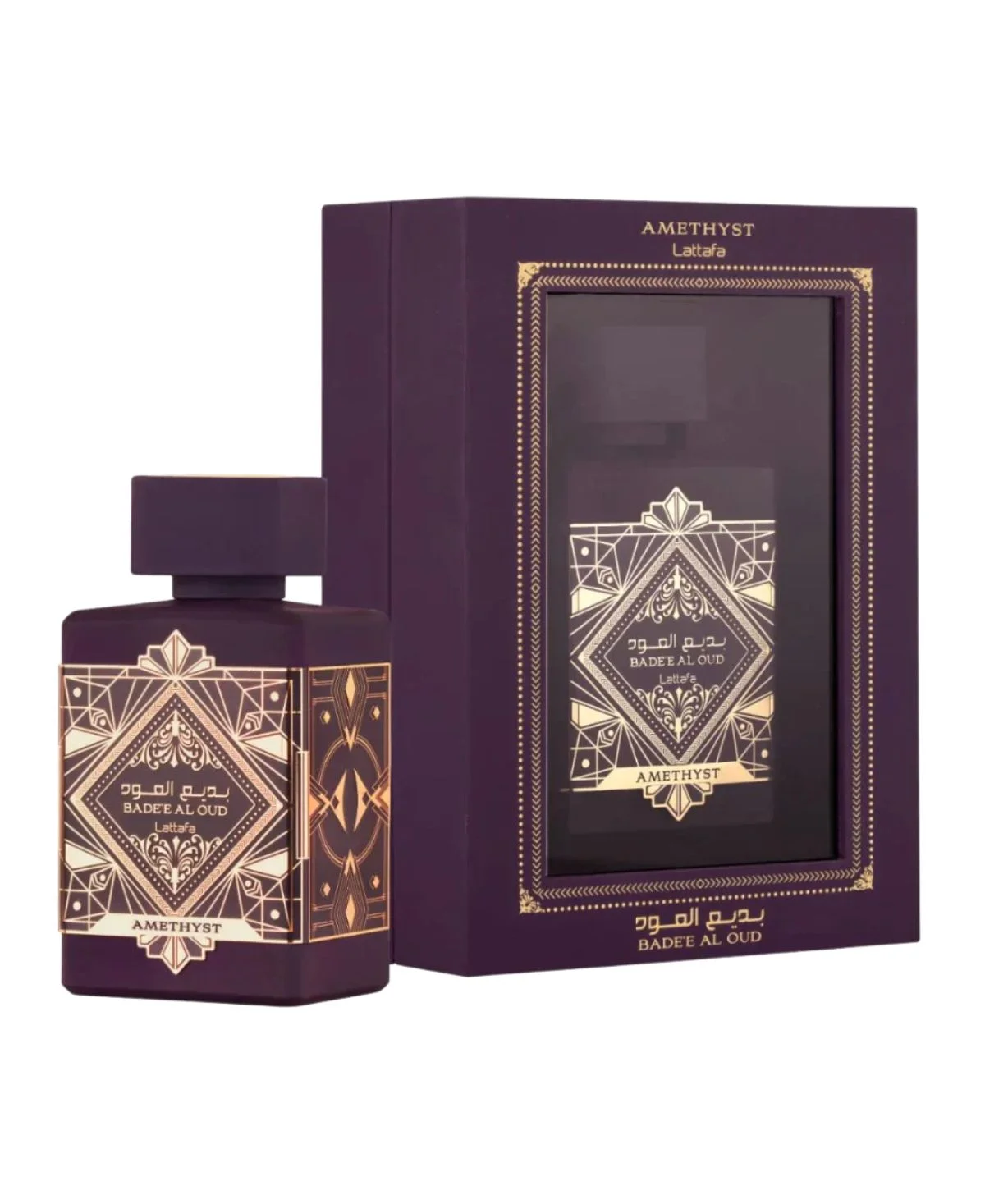 Lattafa Bade'e Al Oud Amethyst Eau de Parfum EDP Spray for Unisex 3.4oz 100ml - UPC: 6291108733875