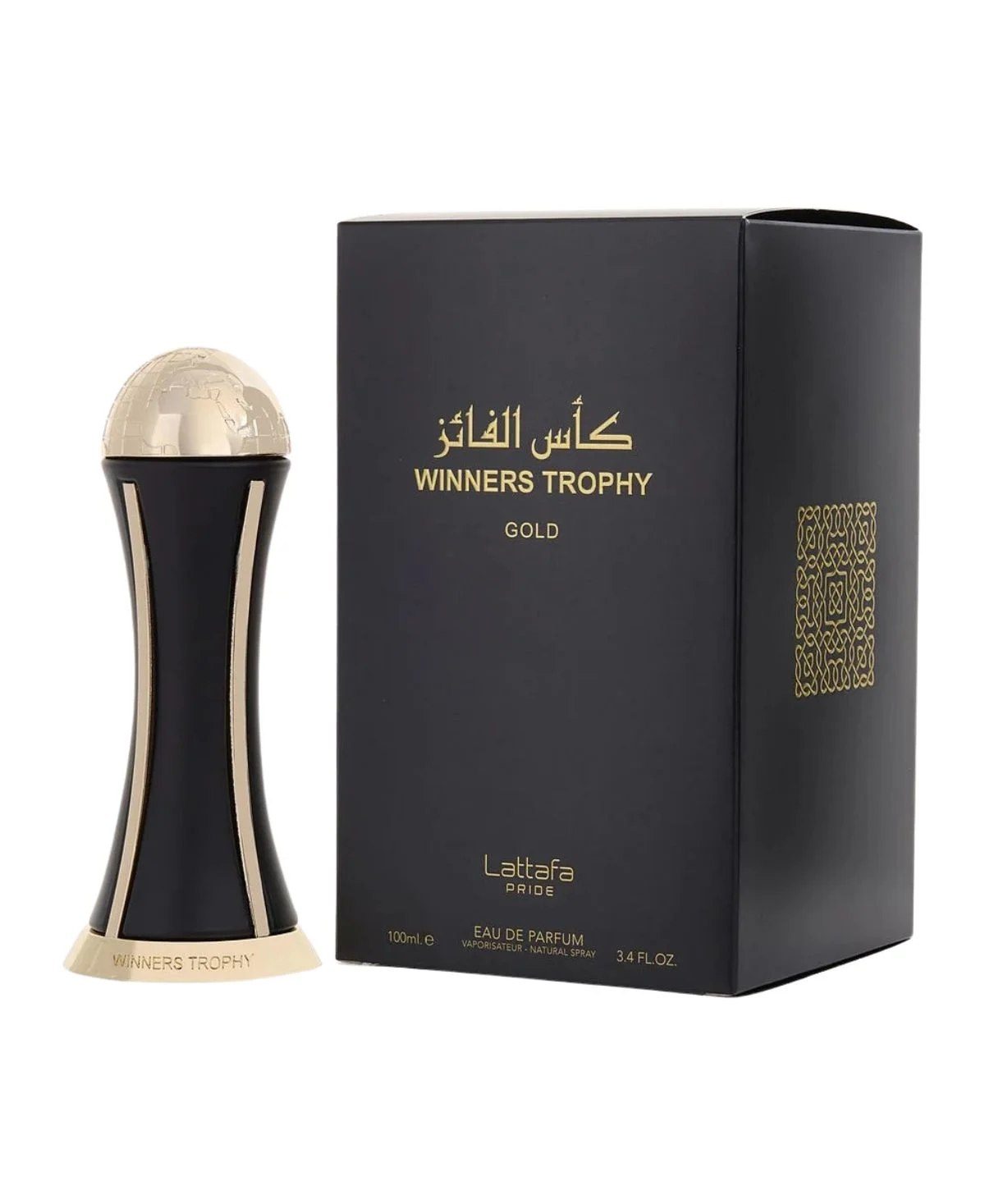 Lattafa Winners Trophy Gold Eau de Parfum EDP Spray for Women 3.4oz 100ml - UPC: 6291108738078