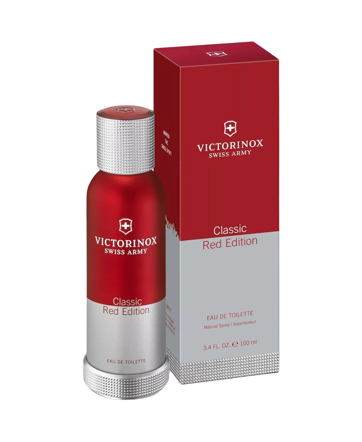 Victorinox Swiss Army Classic Red Edition Eau de Toilette EDT Spray for Men 3.4oz 100ml - UPC: 7611160217196