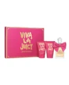 Juicy Couture Viva La Juicy 3 pcs Gift Set Eau de Toilette EDT Spray for Women 3.4oz 100ml - UPC: 719346264396